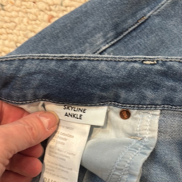 Paige Blue Denim Jeans - Picture 4 of 5